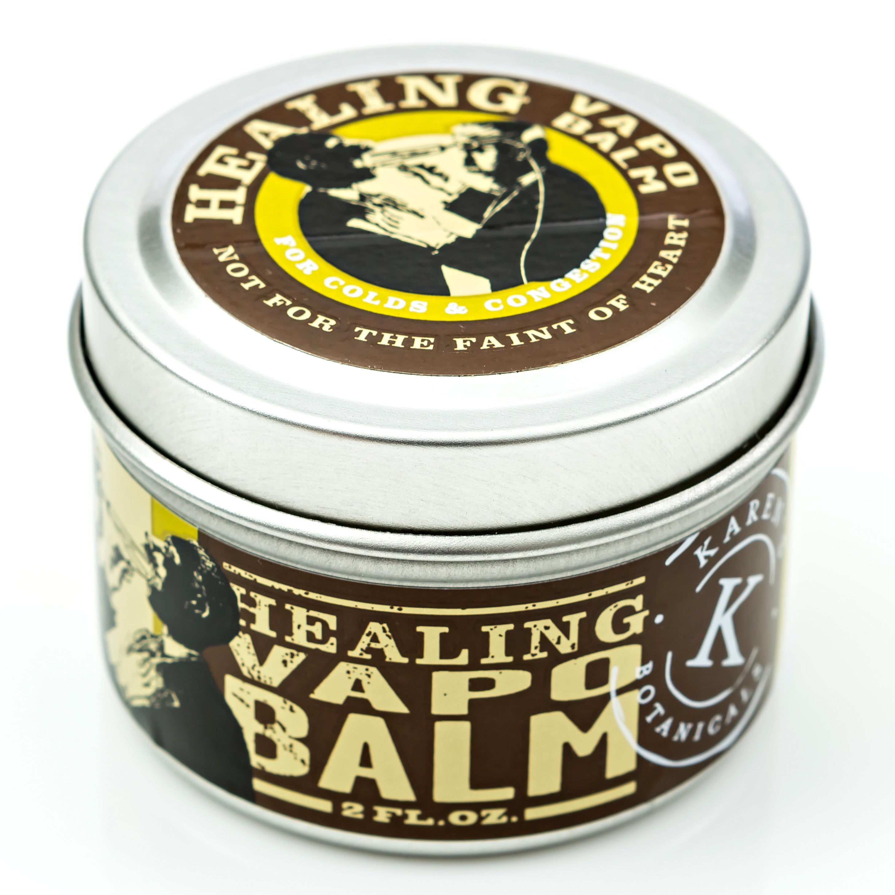 Healing Vapo Balm for Lip Balm, Colds, and Congestion Relief