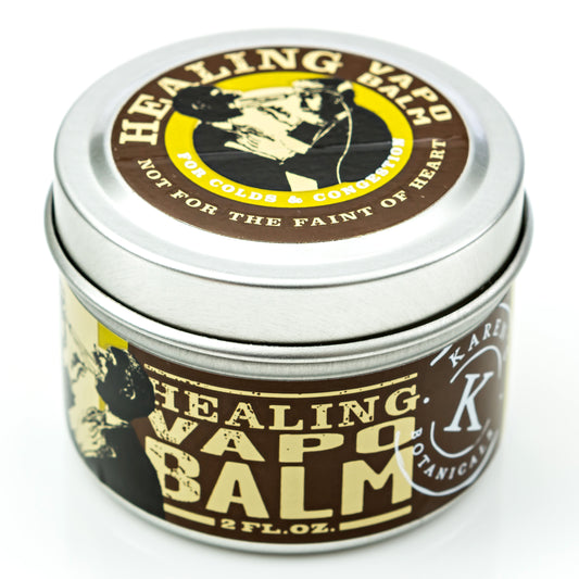 Healing Vapo Balm for Lip Balm, Colds, and Congestion Relief