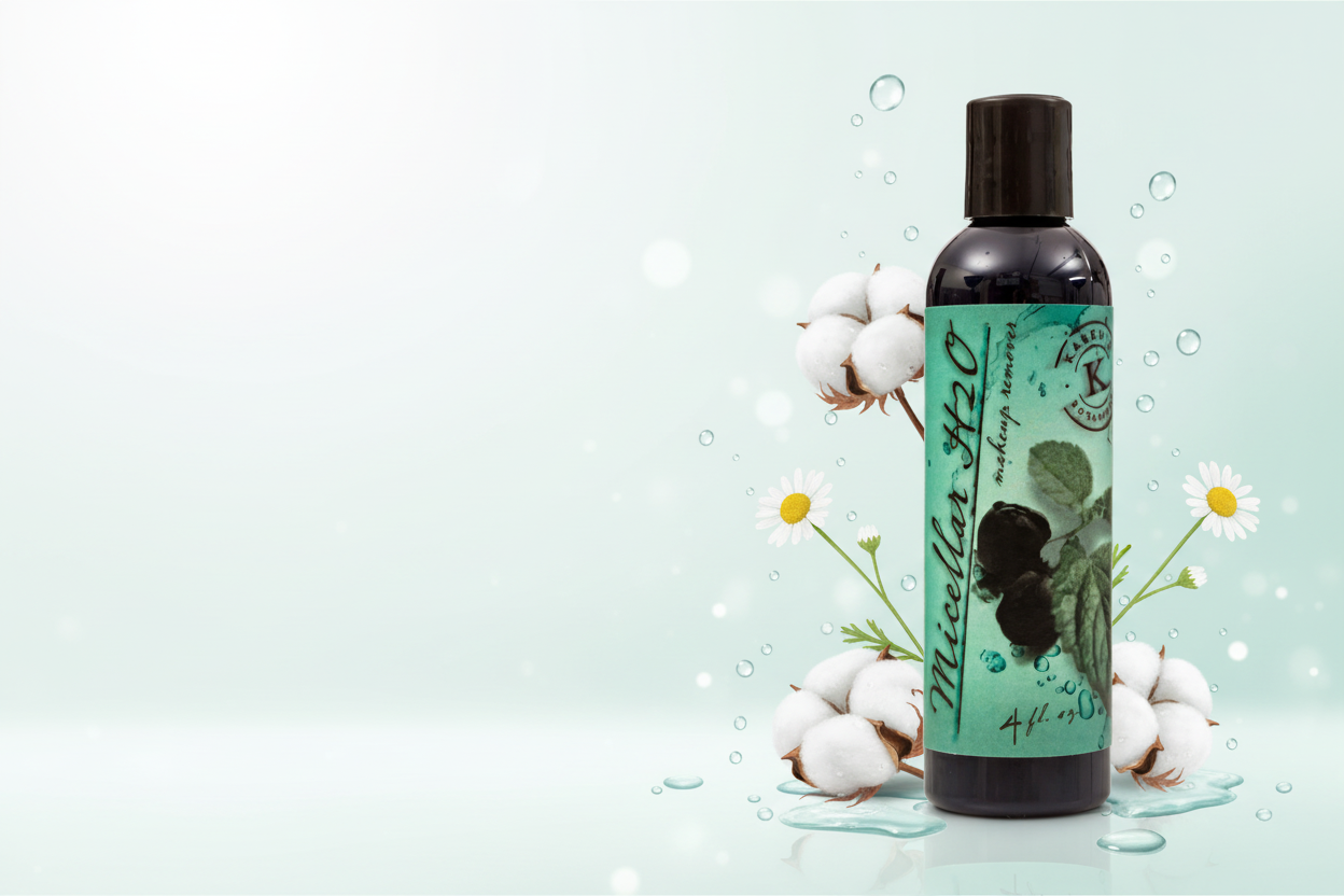 Micellar Water Banner with Product Image