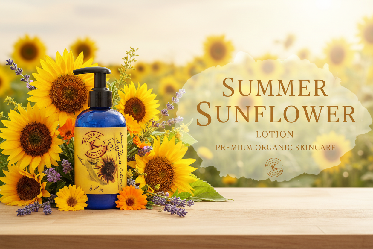 Summer Sunflower Lotion Banner