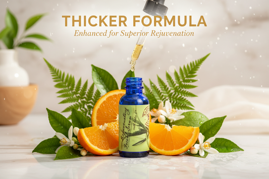 Youth Rejuvenating Facial Serum Banner with Product Image